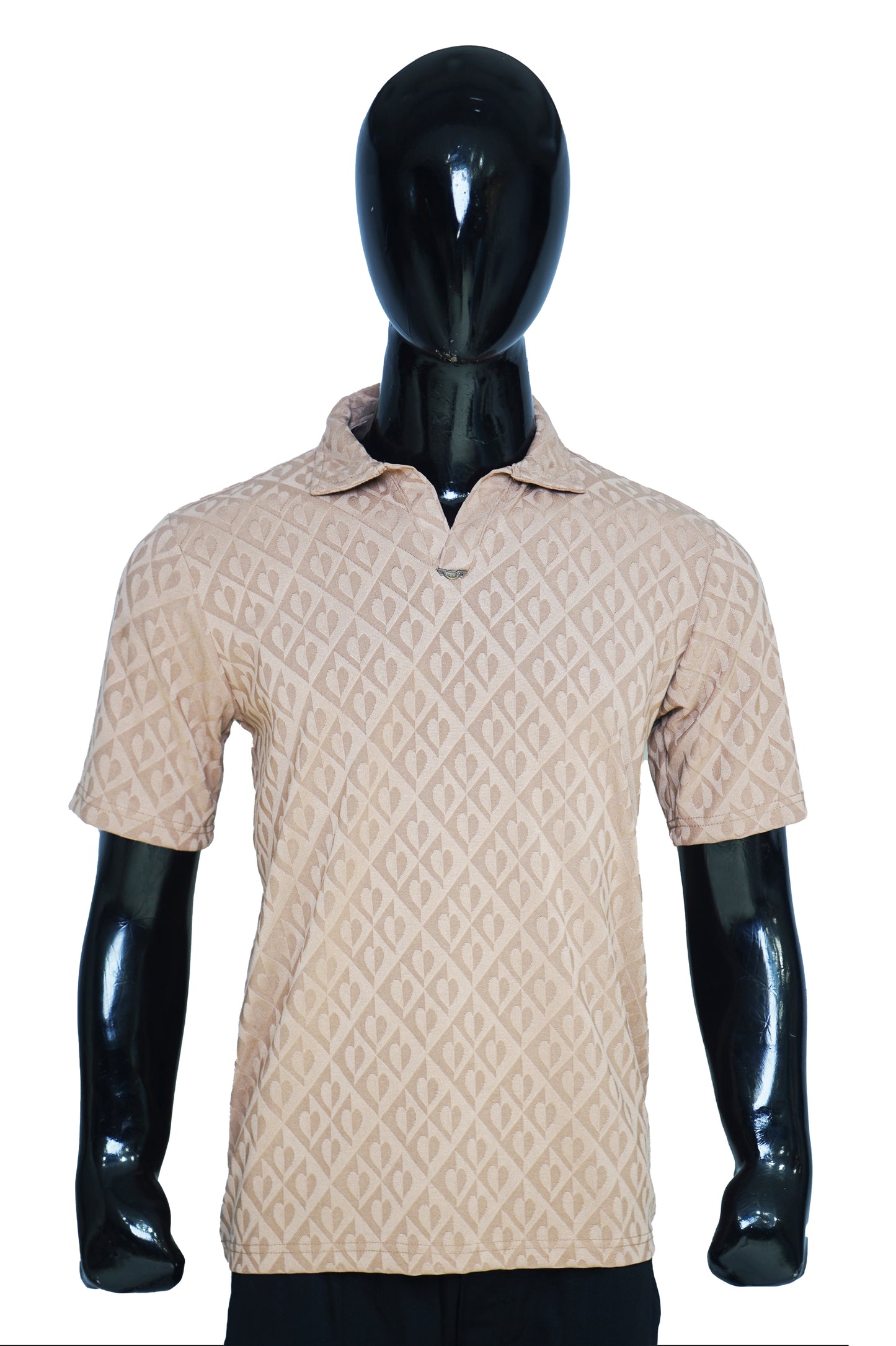 Premium Textured Knit Polo Shirt