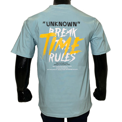 "Break The Rules" Back Typography Design T-Shirt