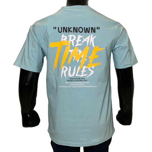 "Break The Rules" Back Typography Design T-Shirt