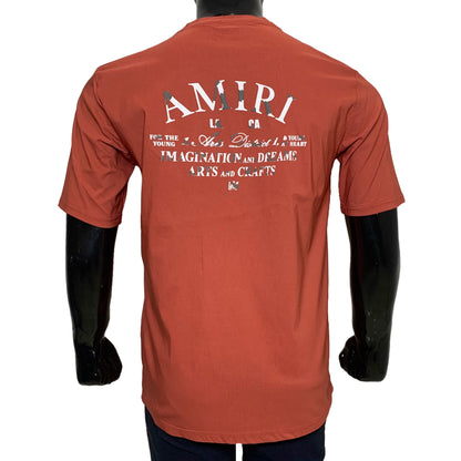 "Amiri" Back Typography Design T-Shirt