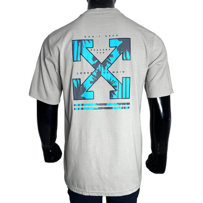 X-Shape Back Design T-Shirt