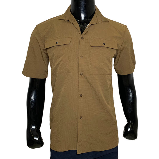 Half Sleeves Double Pockets Shirt