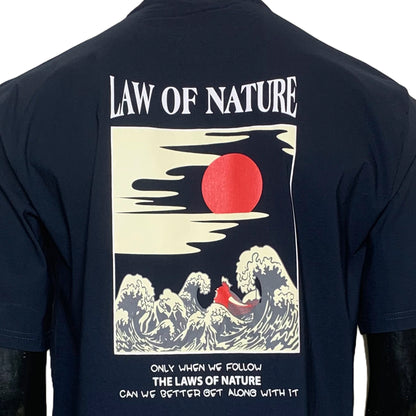 Law of Nature Back Design T-Shirt