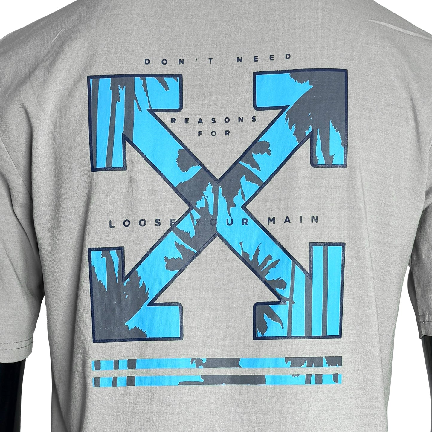 X-Shape Back Design T-Shirt