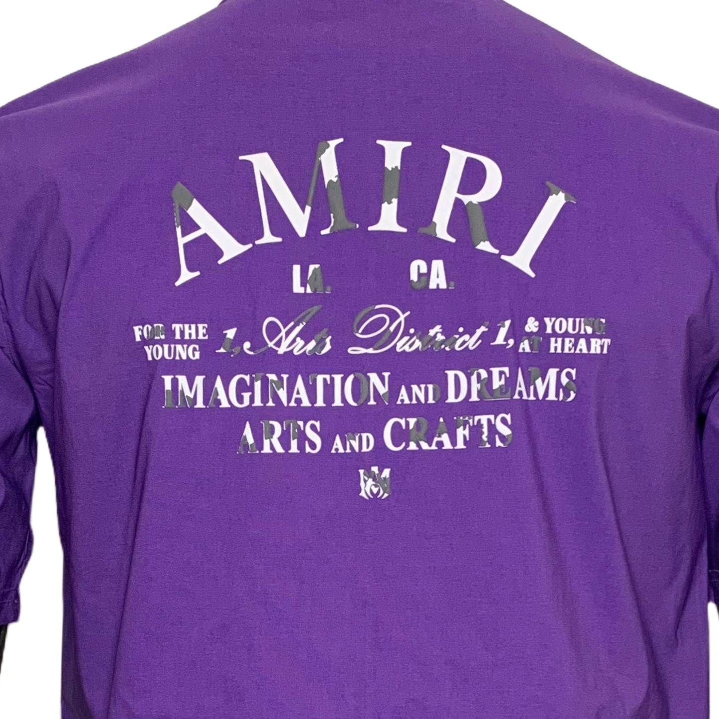 "Amiri" Back Typography Design T-Shirt