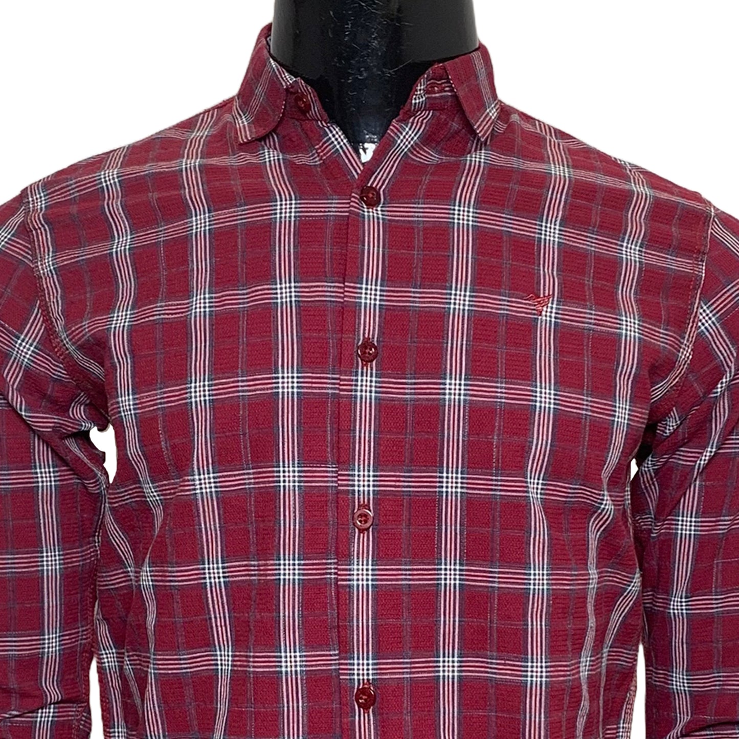 Cotton Check Full Sleeves Shirt