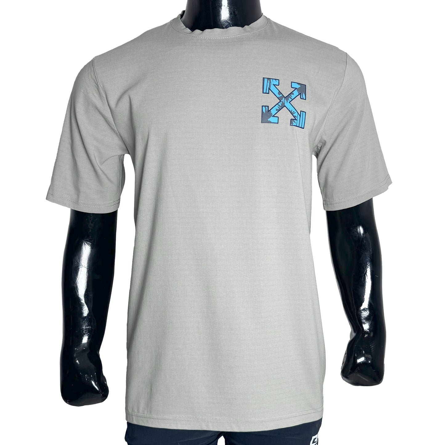 X-Shape Back Design T-Shirt