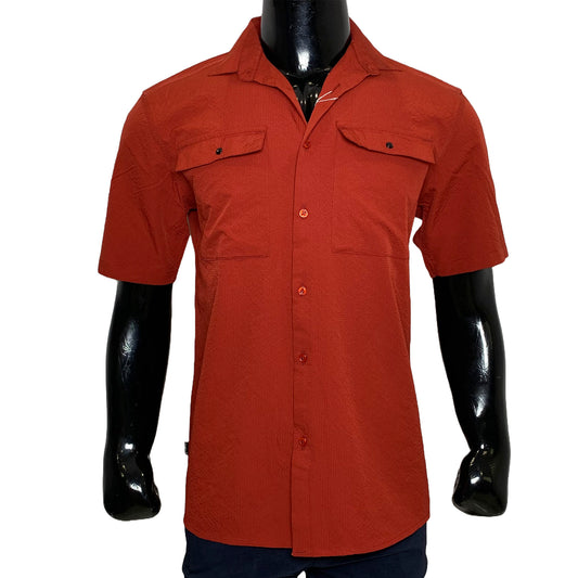 Half Sleeves Double Pockets Shirt