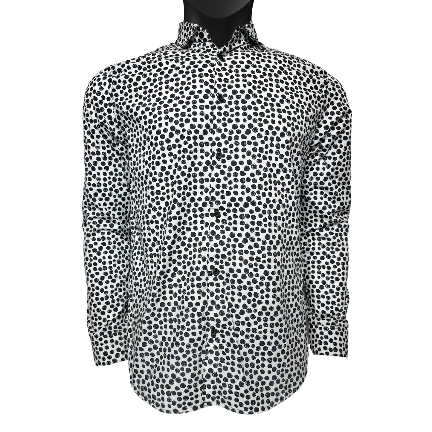 Cotton Dotted Print Shirt