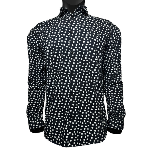 Cotton Dotted Print Shirt