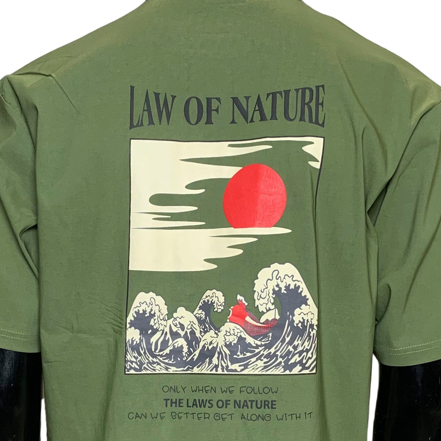 Law of Nature Back Design T-Shirt