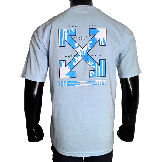 X-Shape Back Design T-Shirt