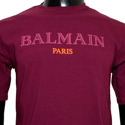 Balmain Front Print T-Shirt