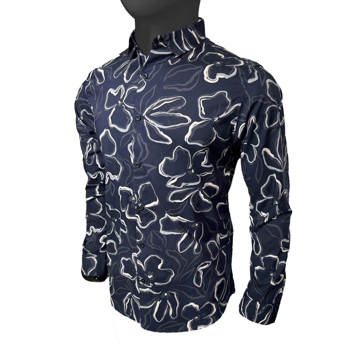 Digital Flower Print Shirt