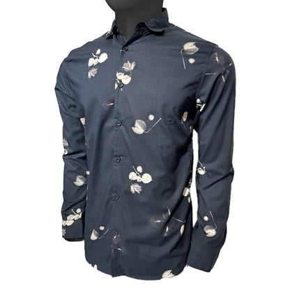 Leaf Digital Printed Cotton Shirt