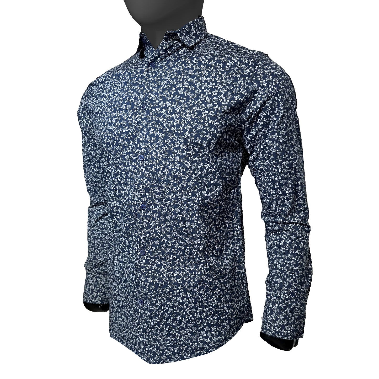 Leaf Digital Printed Cotton Shirt