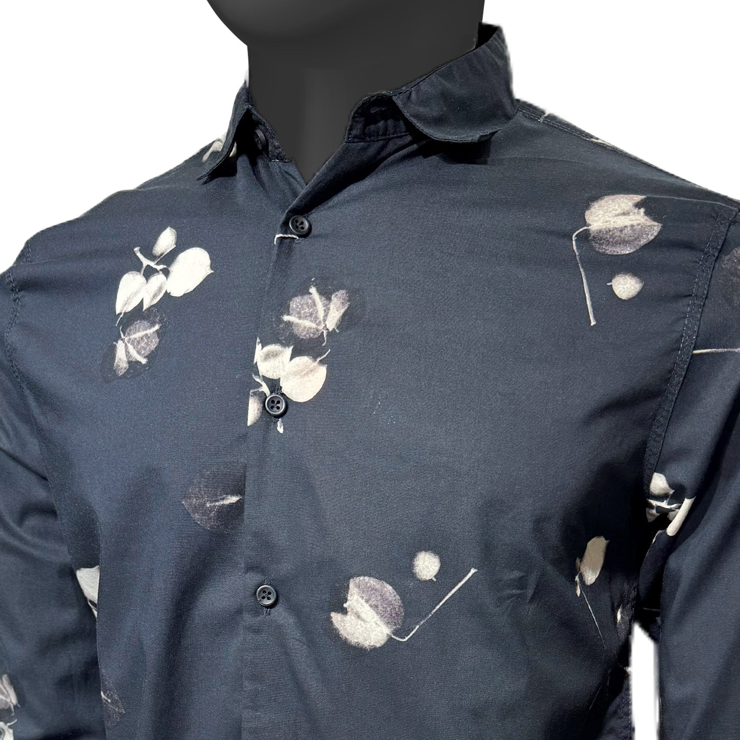 Leaf Digital Printed Cotton Shirt