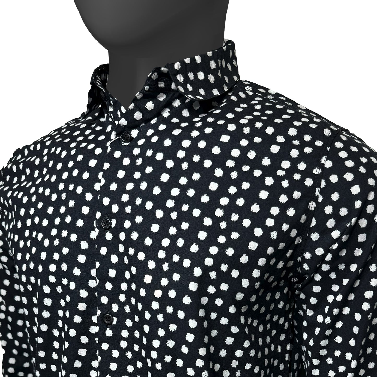 Cotton Dotted Print Shirt