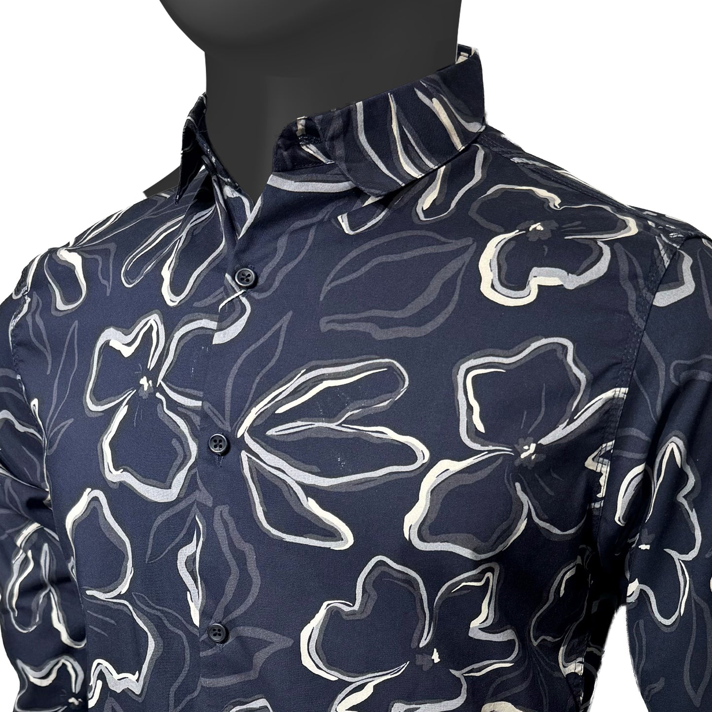 Digital Flower Print Shirt