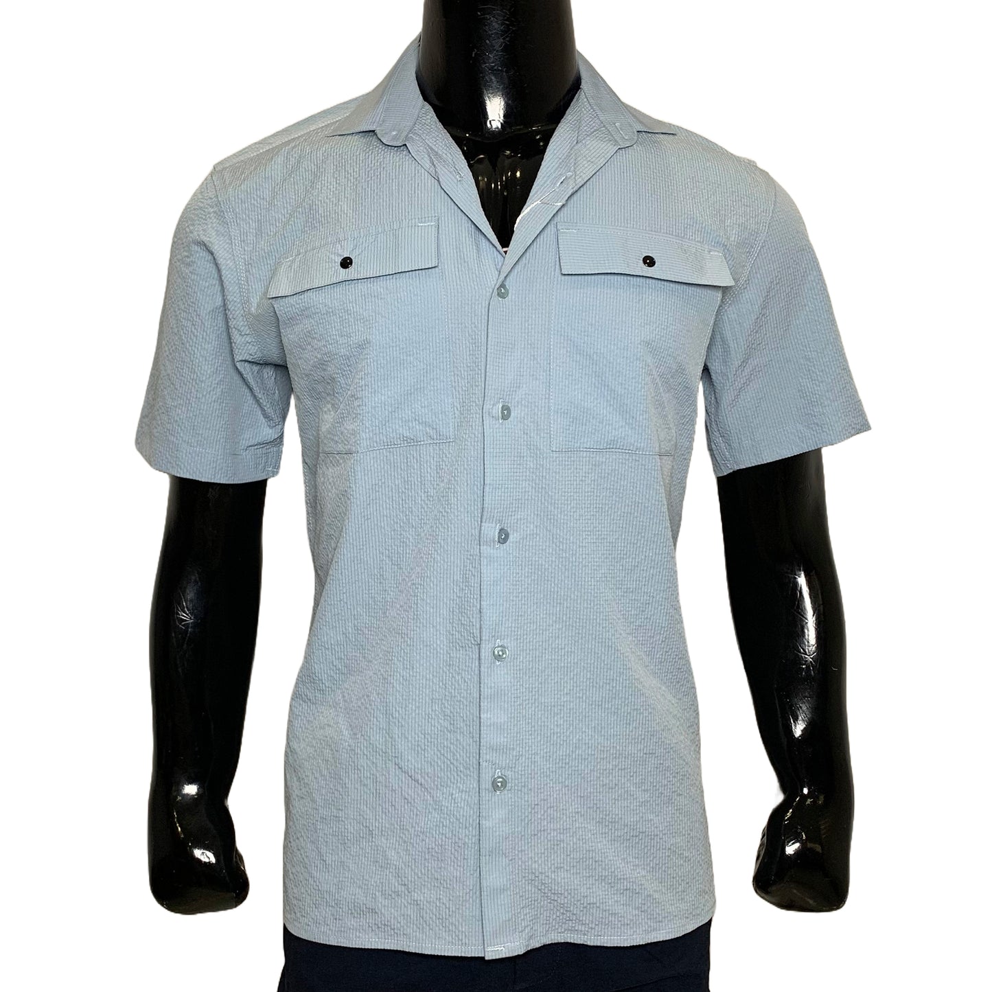 Half Sleeves Double Pockets Shirt