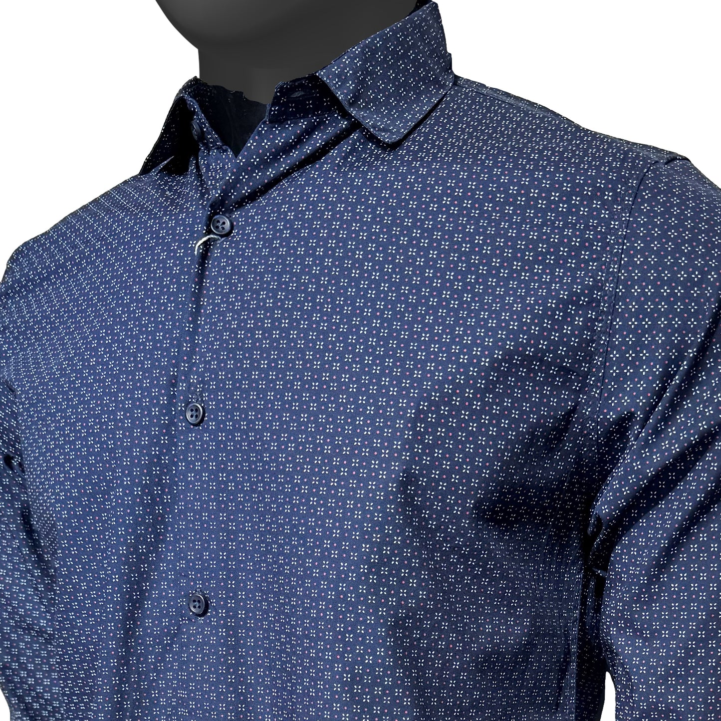 Pattern Digital Print Cotton Shirt