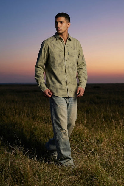 Skyline Drift Graphic Shirt – Full Sleeve