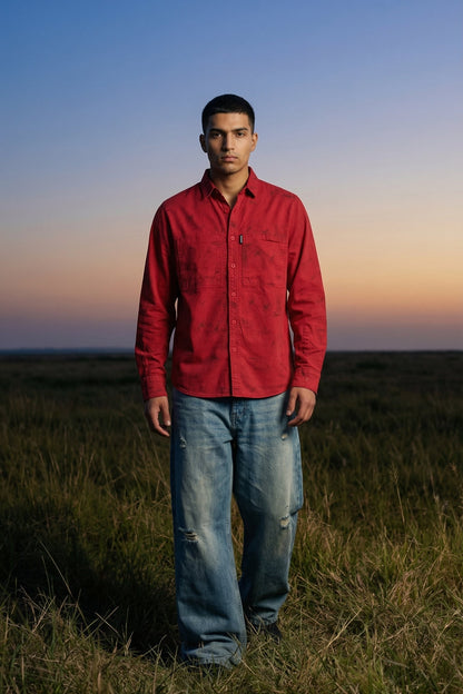 Skyline Drift Graphic Shirt – Full Sleeve