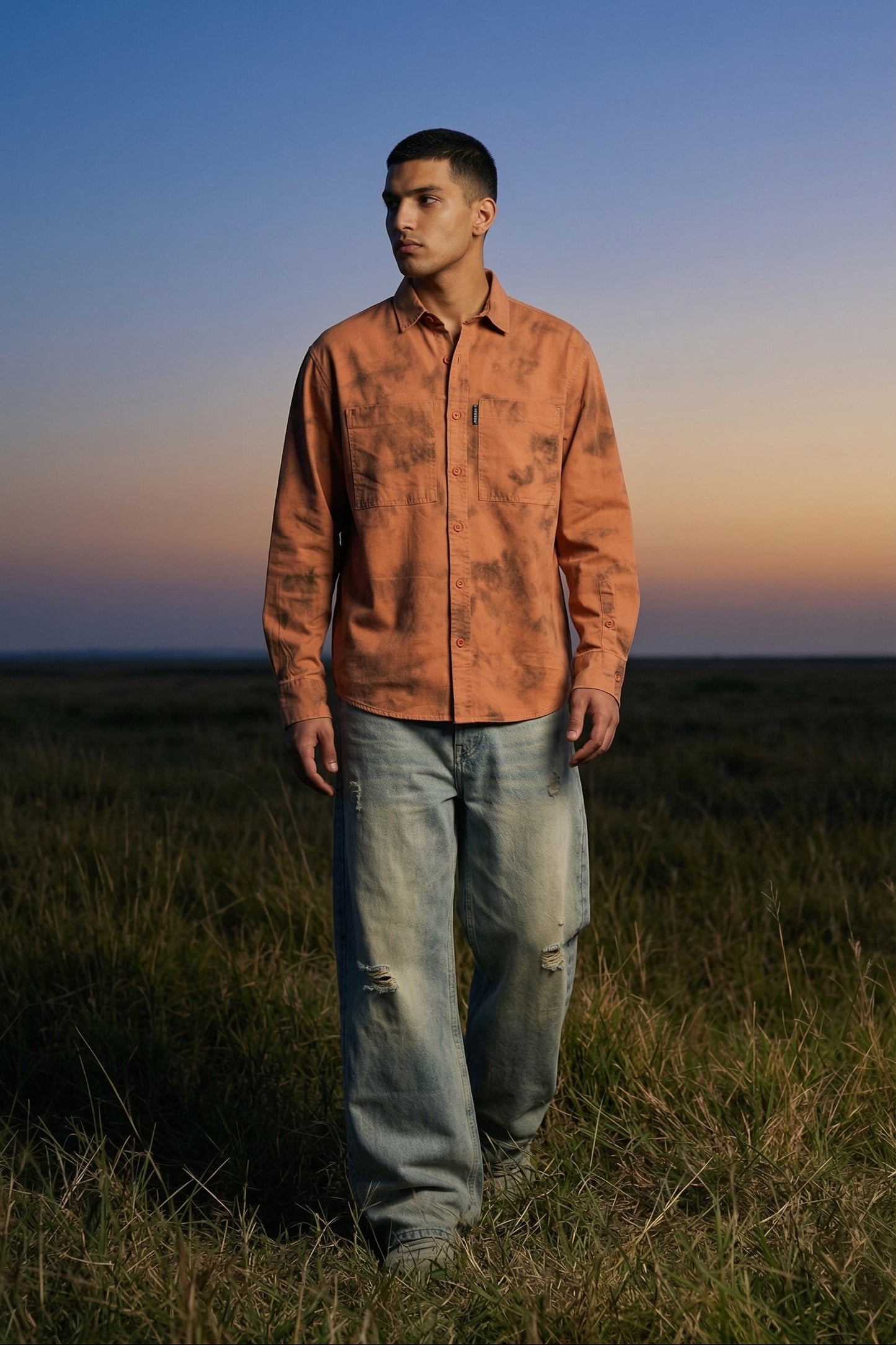 Skyline Drift Graphic Shirt – Full Sleeve