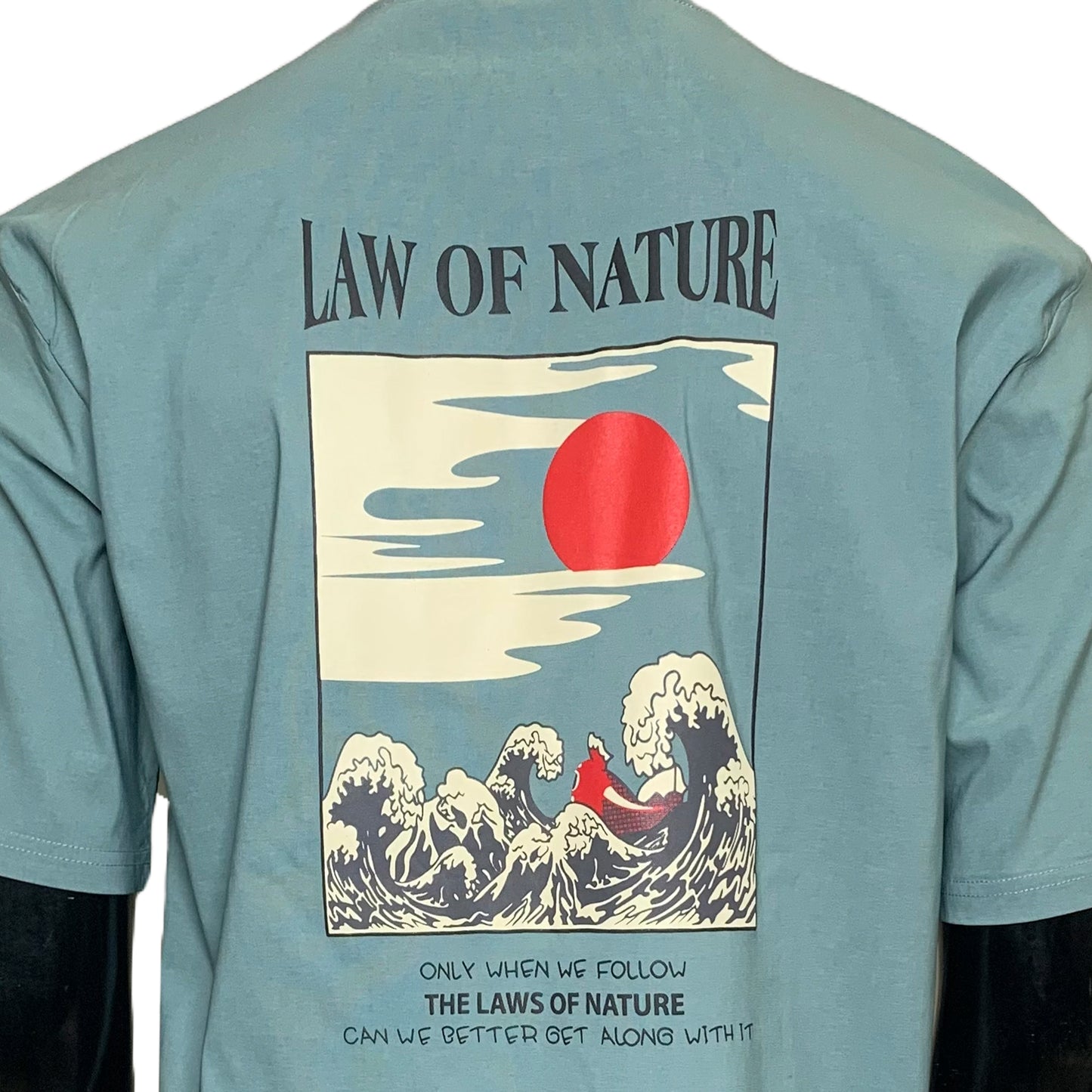 Law of Nature Back Design T-Shirt