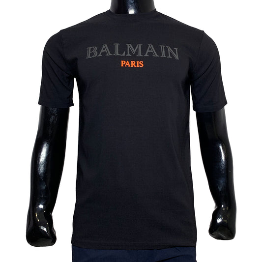 Balmain Front Print T-Shirt