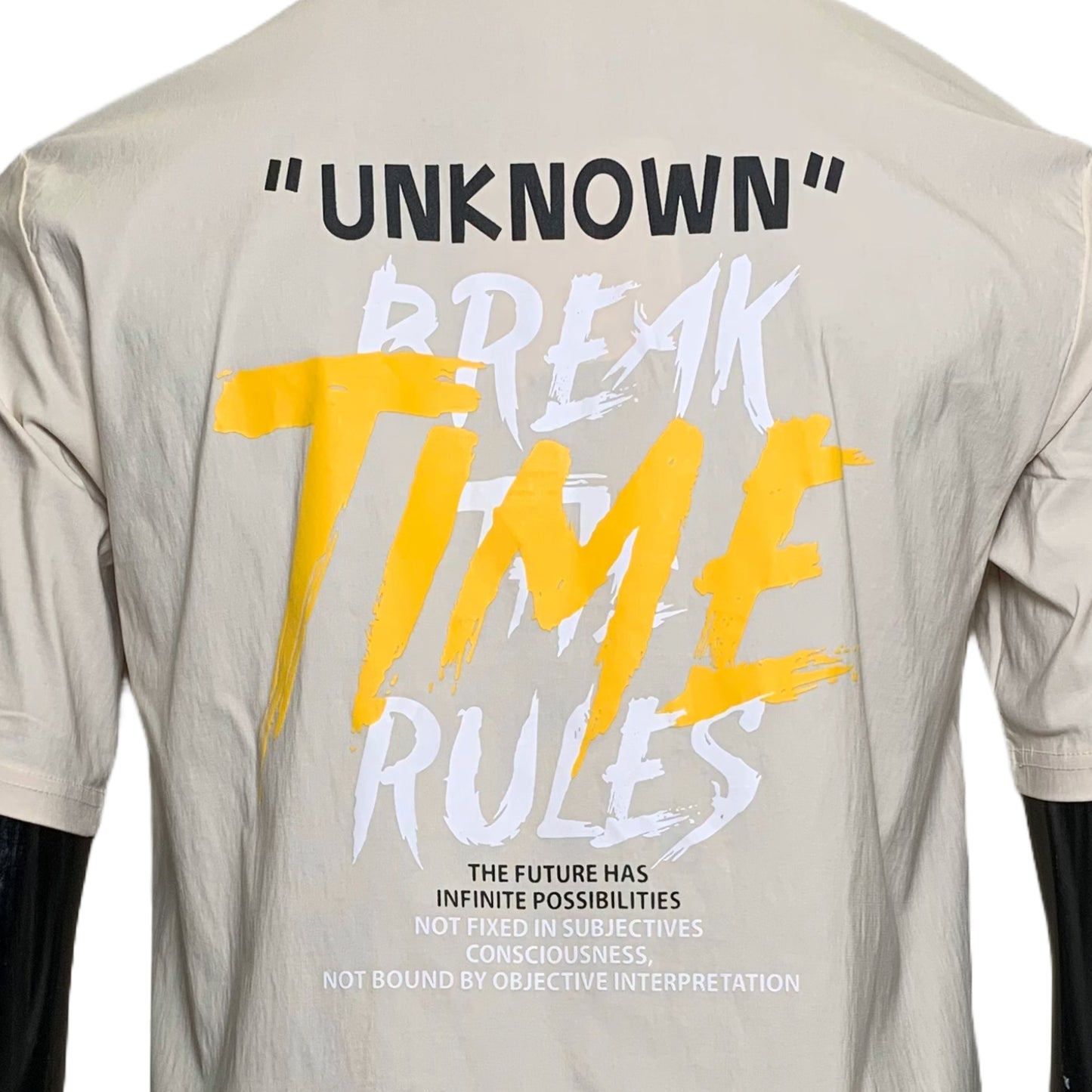 "Break The Rules" Back Typography Design T-Shirt