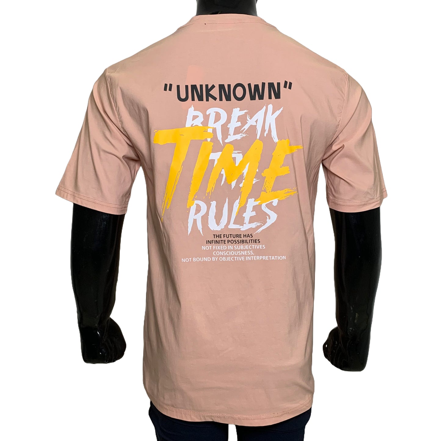 "Break The Rules" Back Typography Design T-Shirt