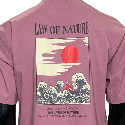 Law of Nature Back Design T-Shirt