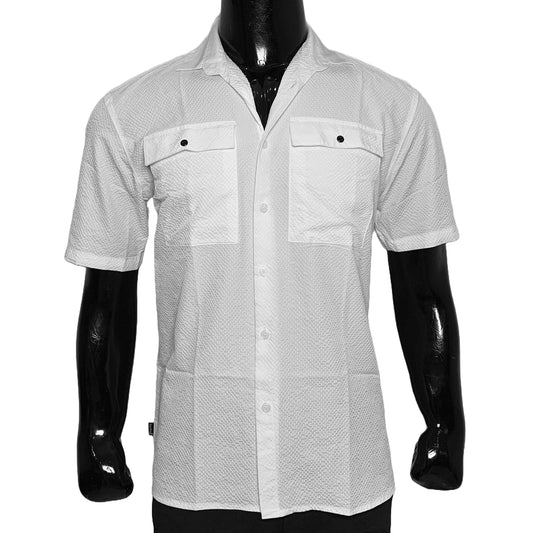 Half Sleeves Double Pockets Shirt