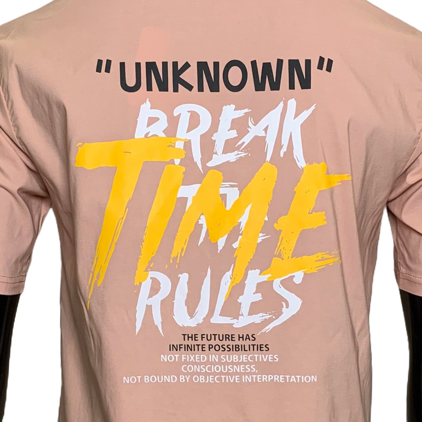 "Break The Rules" Back Typography Design T-Shirt