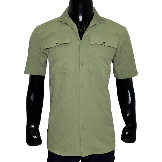 Half Sleeves Double Pockets Shirt