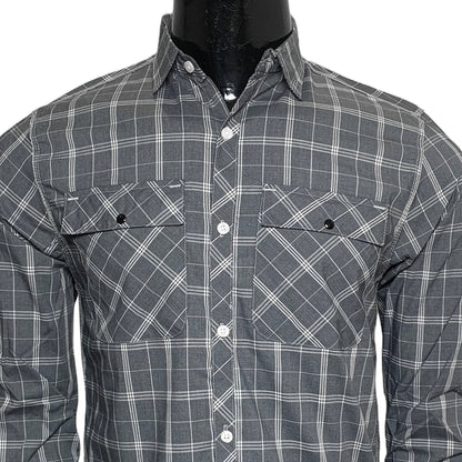 Cotton Check Double Pocket Shirt