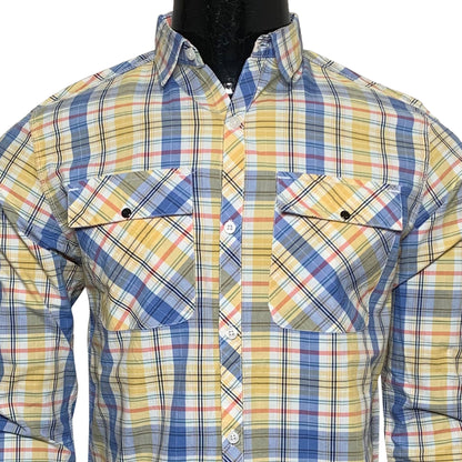 Cotton Check Double Pocket Shirt