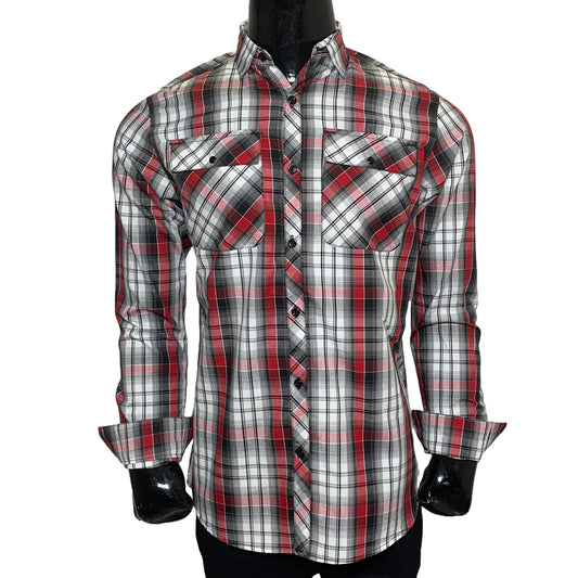 Cotton Check Double Pocket Shirt