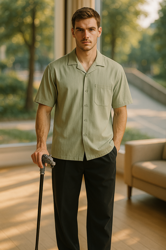 Camp collar shirt