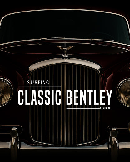 Pattern T Shirt Crew Neck Classic Bentley Campaign