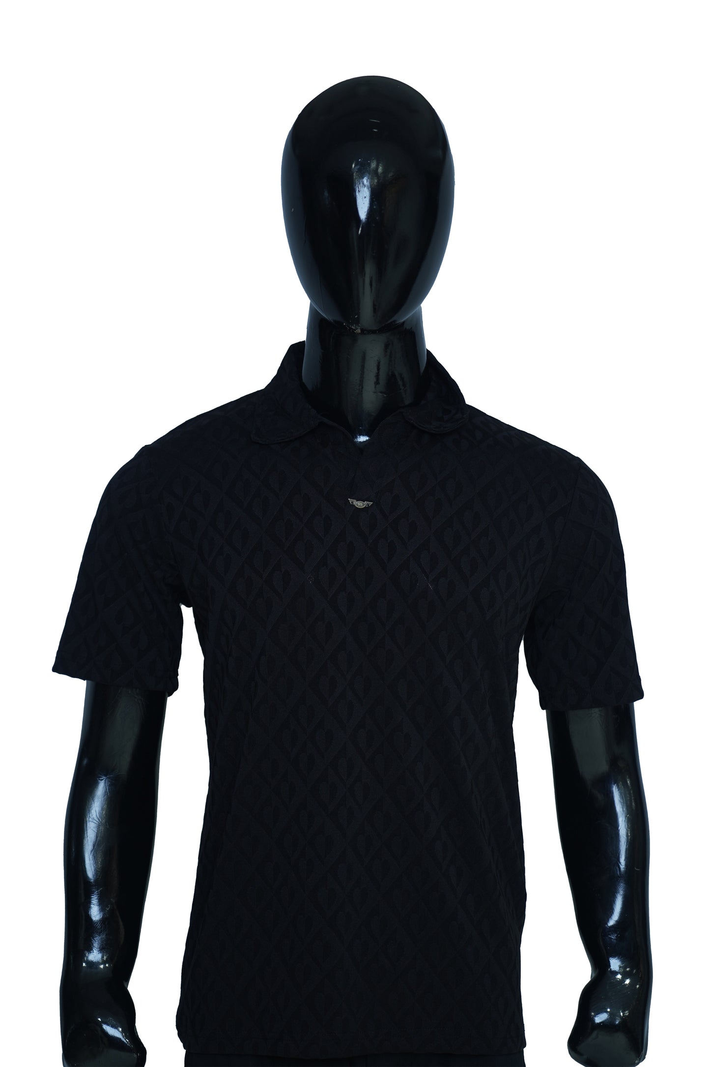 Premium Textured Knit Polo Shirt