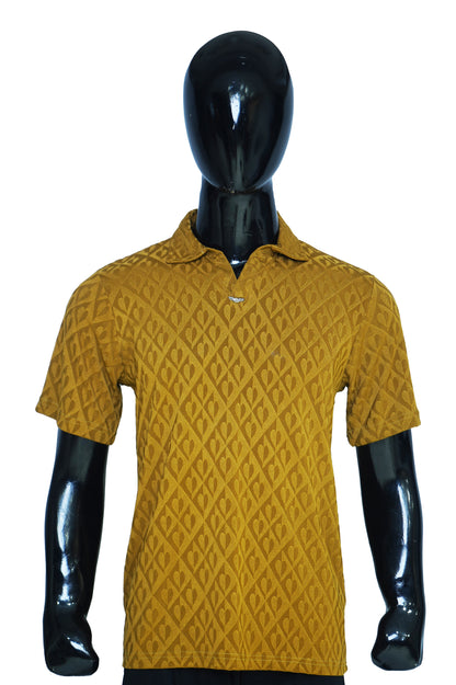 Premium Textured Knit Polo Shirt