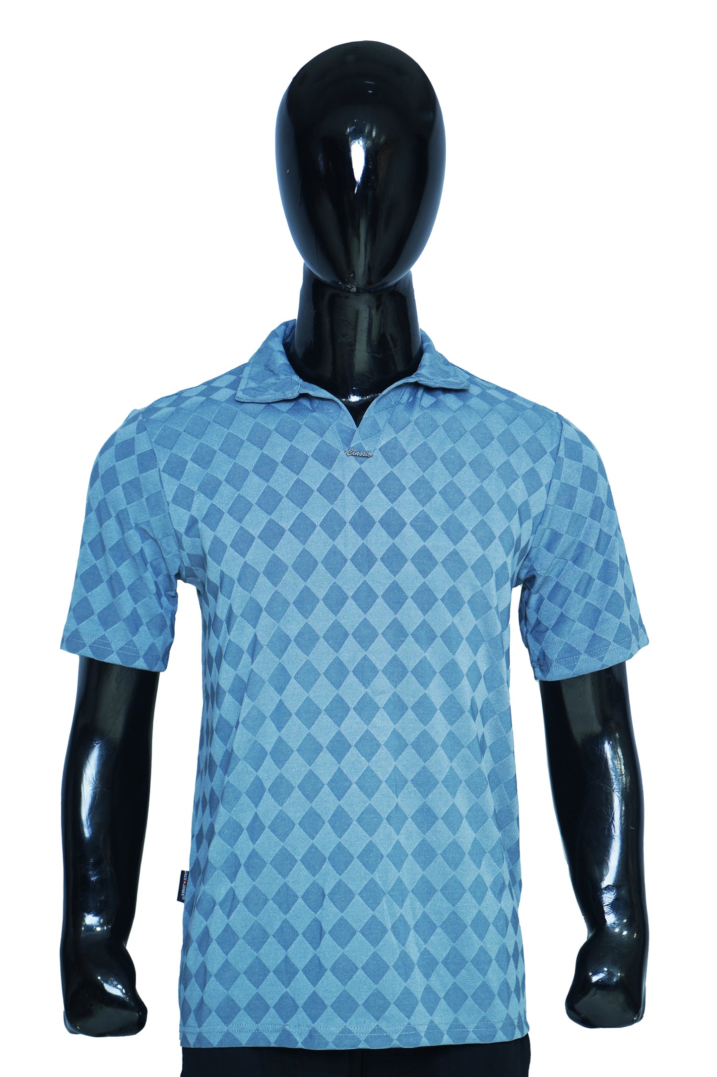 Classic Diamond Texture Polo Shirts