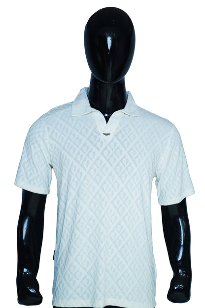 Premium Textured Knit Polo Shirt