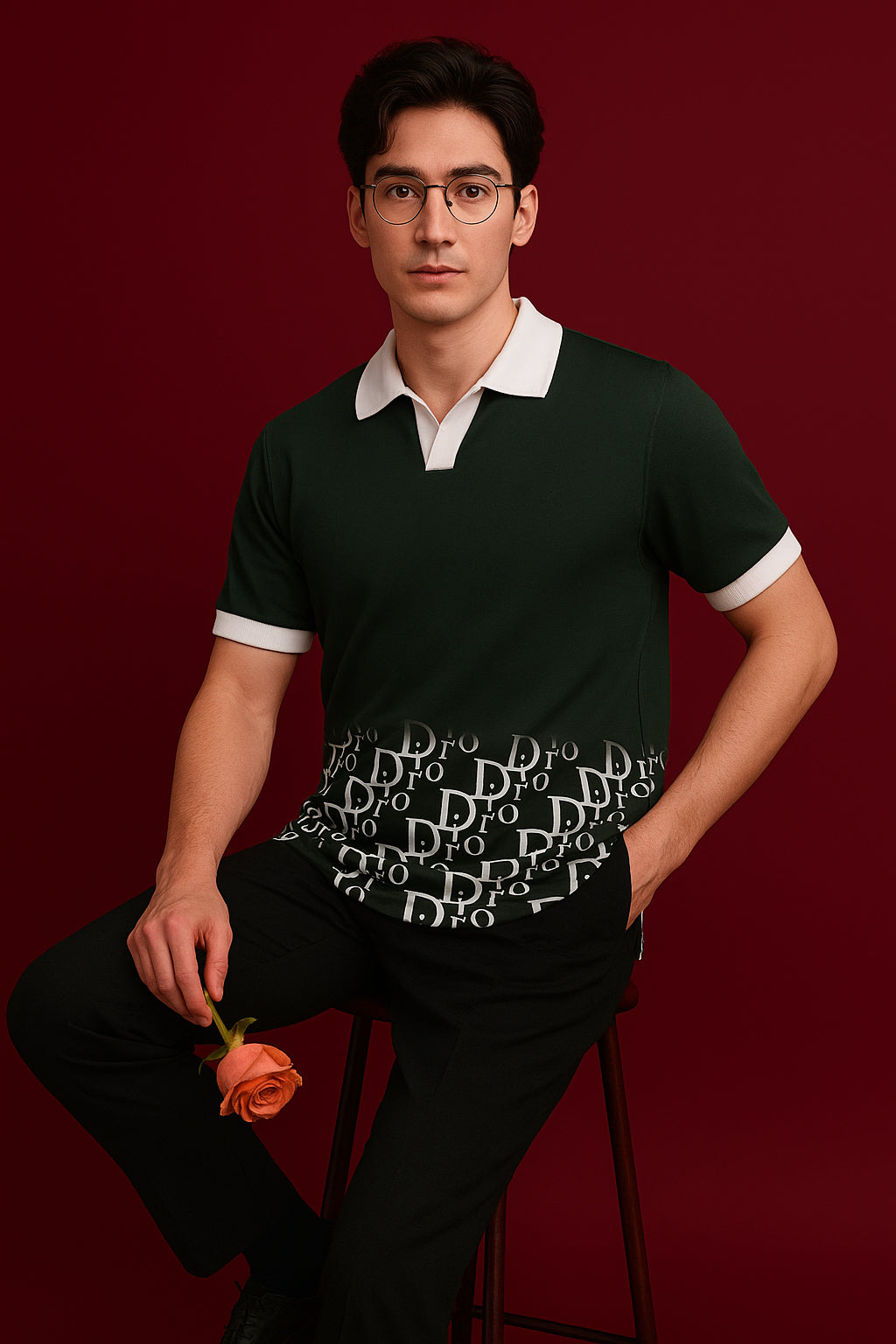 Dior Edge Polo T Shirt Campaign
