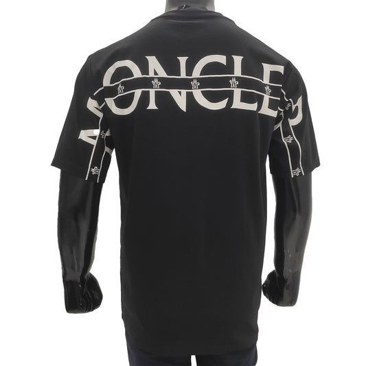 Moncler T-Shirt With Back Shoulder Print