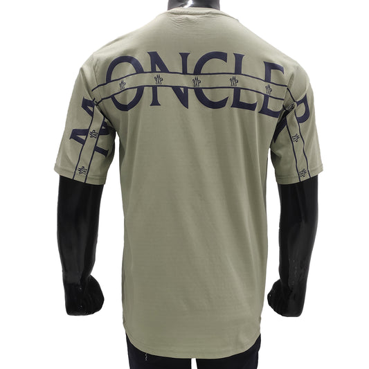 Moncler T-Shirt With Back Shoulder Print