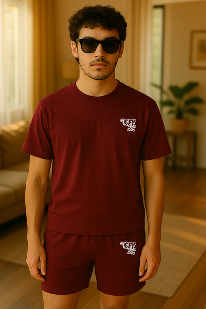 OFF t shirt & short set