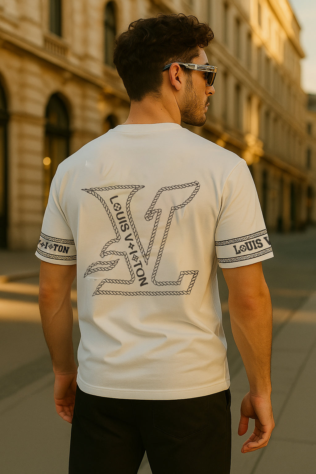 Louis Rope Monogram Tee –  Edition Embrace Crazy Campaign